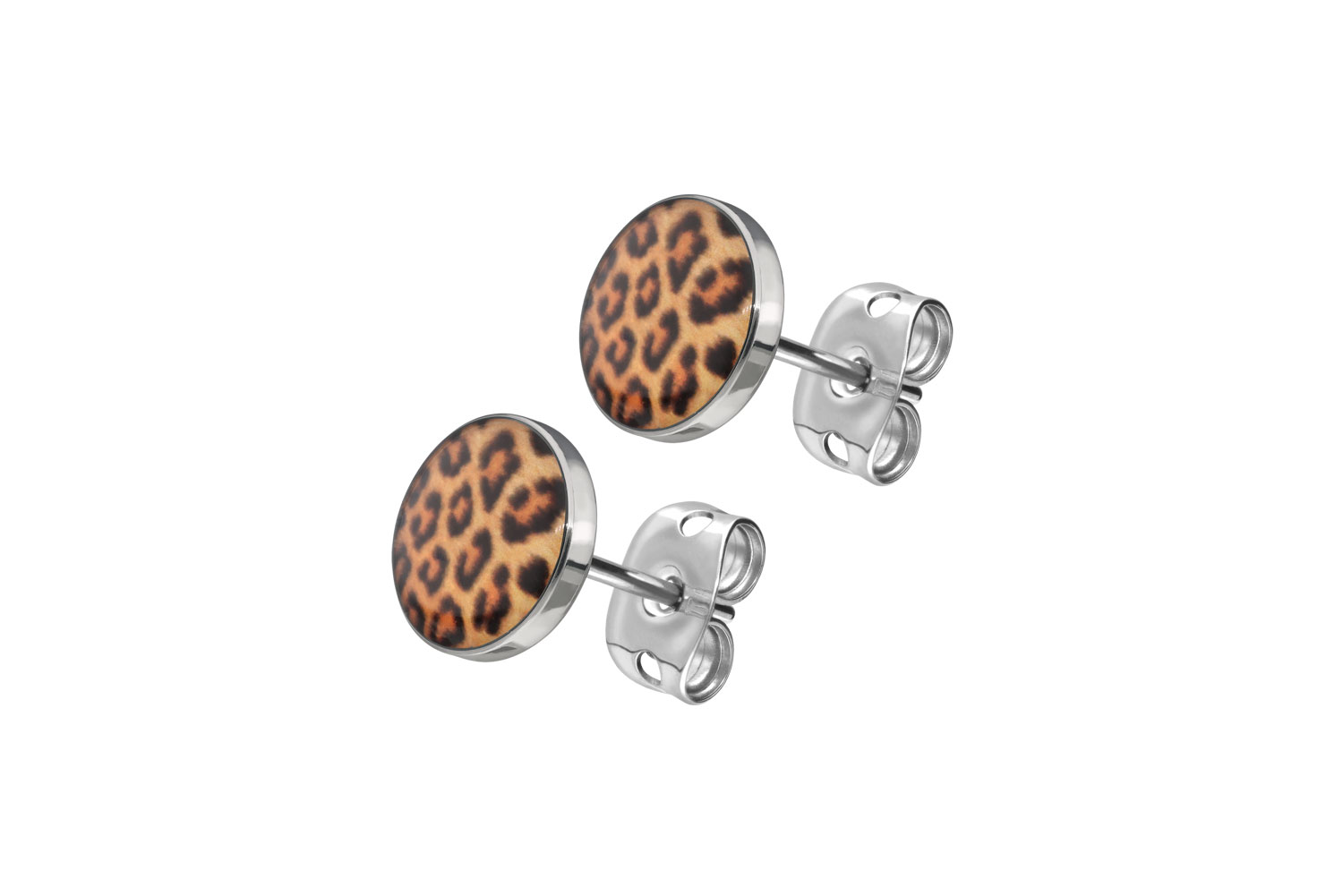 Titan Ohrstecker LEOPARD von Piercingline